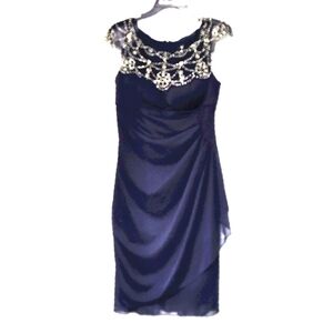 X by escape women's dress black beaded mini Size: 8.
